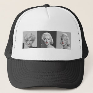 Casquette Lèvres rouges Eyes.tif bleu de trio de CON18BWRD