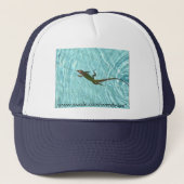 Casquette Lézard de natation - inverse (Devant)