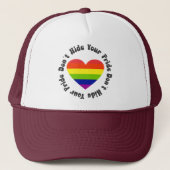 Casquette Lgbt N'Avez Pas Votre Fierté (Devant)