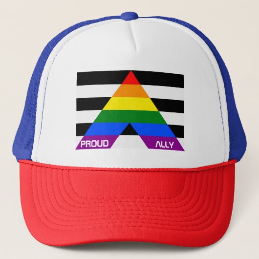 Casquette LGBT Pride Rainbow Fière Ally (Devant)