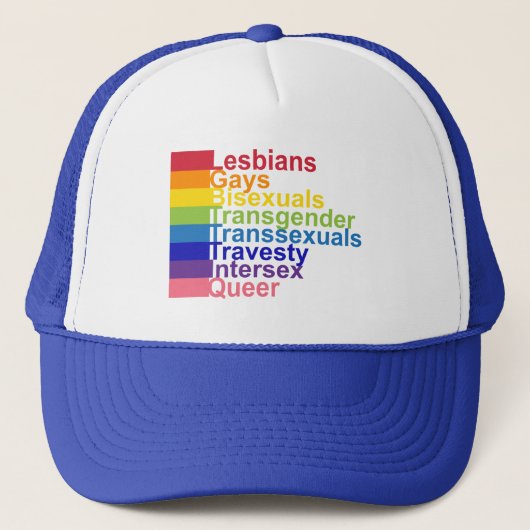 CASQUETTE LGBTTIQ (Devant)