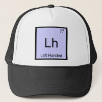 Lh - Chemise symbole d'élément de chimie pour gauc