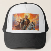 Casquette L'héroïque guerrier Trump en or (Devant)