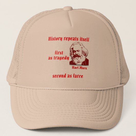 Casquette L'histoire se répète (Devant)