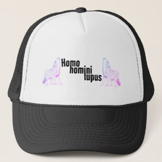 Casquette L'homme est un loup à l'homme Loups Homo homini lu