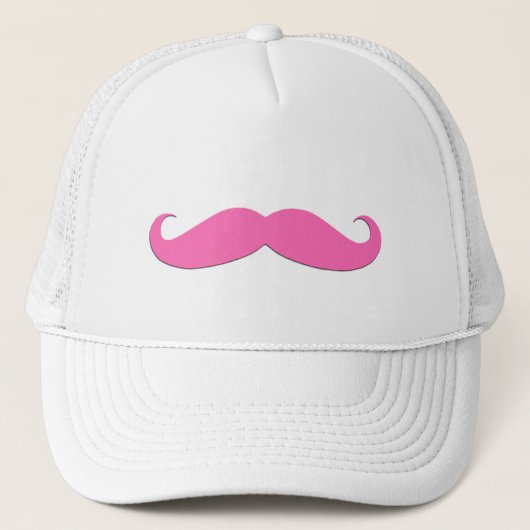 Casquette L'humour rose de moustache créent vos propres (Devant)
