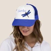 Casquette Libellule à ailes bleues (En situation)