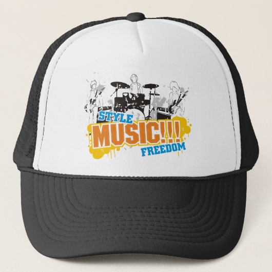 Casquette Liberté de musique de style (Devant)