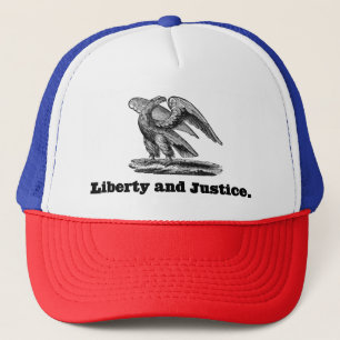 Casquette Liberté Et Justice Aigle Americana Art Patriotique