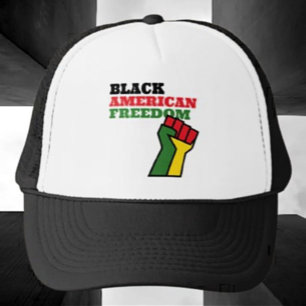 Casquette Liberté noire américaine