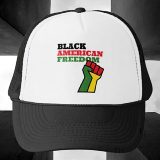 Casquette Liberté noire américaine