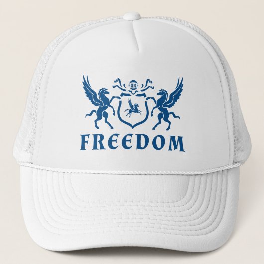 Casquette Liberté Pegasus Bleu (Devant)