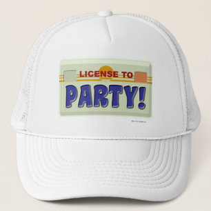 Casquette Licence amusante pour faire la fête Bon temps Slog