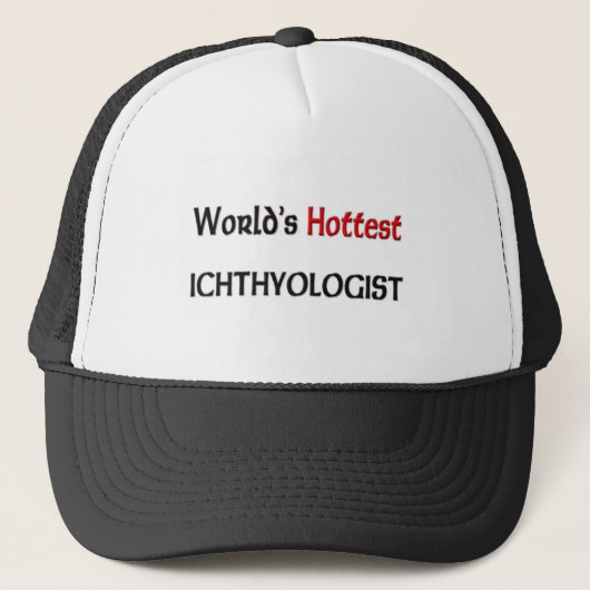 Casquette L'Ichthyologist le plus chaud des mondes (Devant)