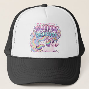 Casquette Licorne courant sur Brillant et Illusion Charme M