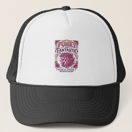 Casquette Licorne funky et fantastique design zazzle stylé_ (Devant)