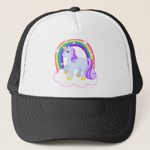 Casquette Licorne magique mignonne avec l'arc-en-ciel