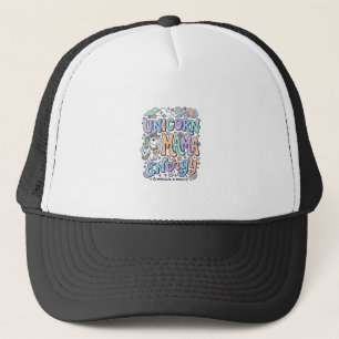 Casquette Licorne Maman Énergie Kawaii Design Vectoriel_1