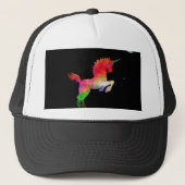 Casquette Licorne Multi-hued d'espace lointain (Devant)