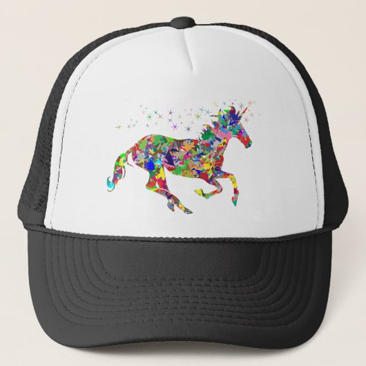 Casquette Licorne Rainbow (Devant)