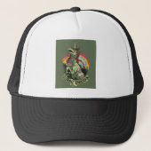 Casquette licorne zombie (Devant)