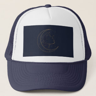 Casquette Ligne artistique personnalisée de femme