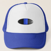 Casquette Ligne bleue mince (Devant)