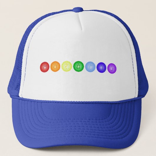 Casquette Ligne de 7 chakras (Devant)
