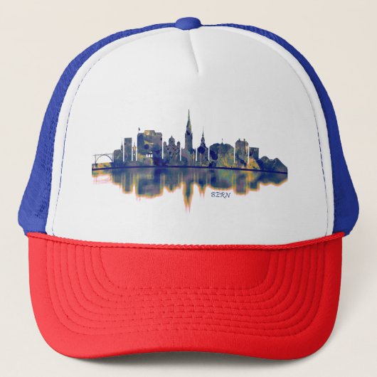 Casquette Ligne Skyline de Berne (Devant)