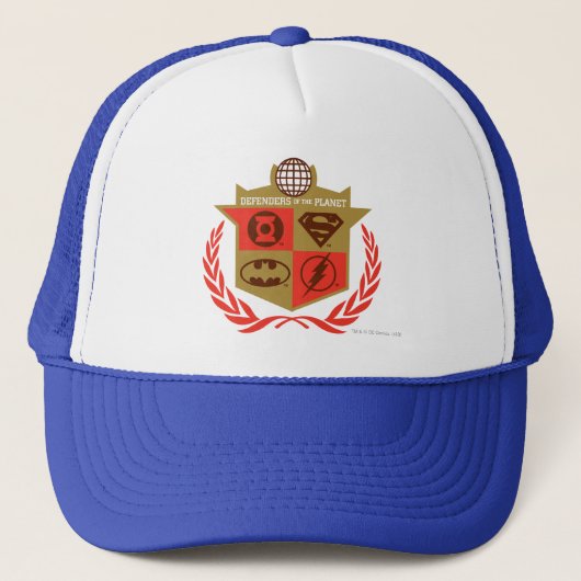 Casquette Ligue de Justice Défenseurs de la planète (Devant)