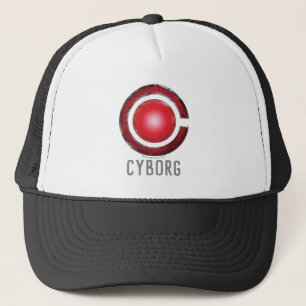 Casquette Ligue de Justice Symbole Cyborg brillant