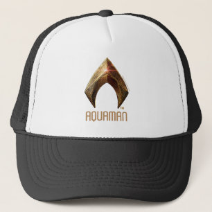 Casquette Ligue de Justice Symbole d'aquaman métallique