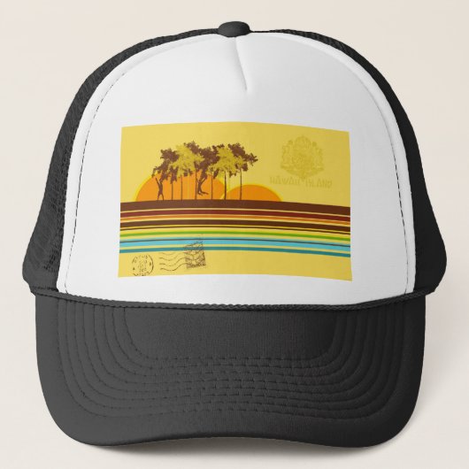 Casquette L'île Hawaii (Devant)