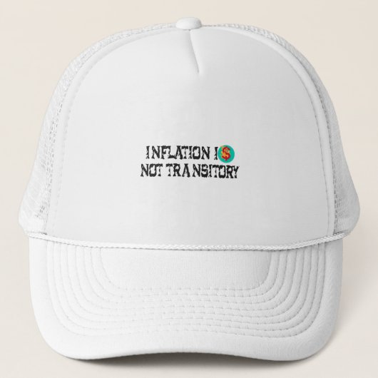 Casquette L'inflation n'est pas transitoire (Devant)