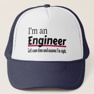 Casquette L'ingénieur a toujours raison drôle de sarcastiq