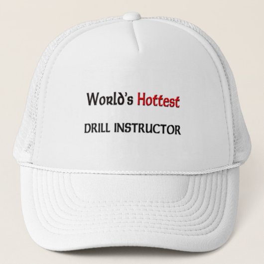 Casquette L'instructeur de foret le plus chaud des mondes (Devant)