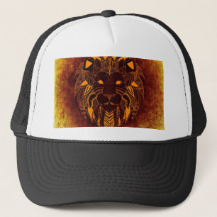 Casquette Lion animal sauvage abstrait