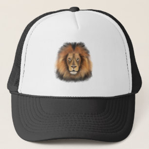 Casquette lion aquarelle Leo roi safari animal jungle chat