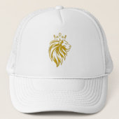 Casquette Lion Avec Couronne - Style Or 2 (Devant)