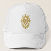 Casquette Lion Avec Couronne - Style Or 3 (Devant)