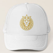 Casquette Lion Avec Couronne - Style Or 4 (Devant)