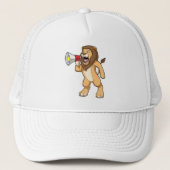Casquette Lion avec microphone (Devant)