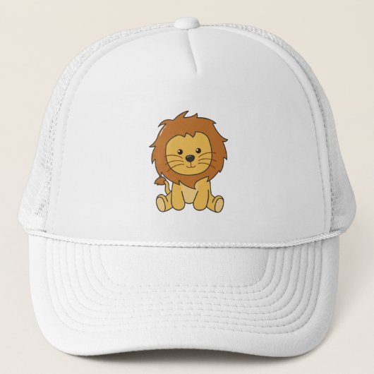 Casquette Lion Cute Animaux Pour Enfants Lion King Trucker C (Devant)