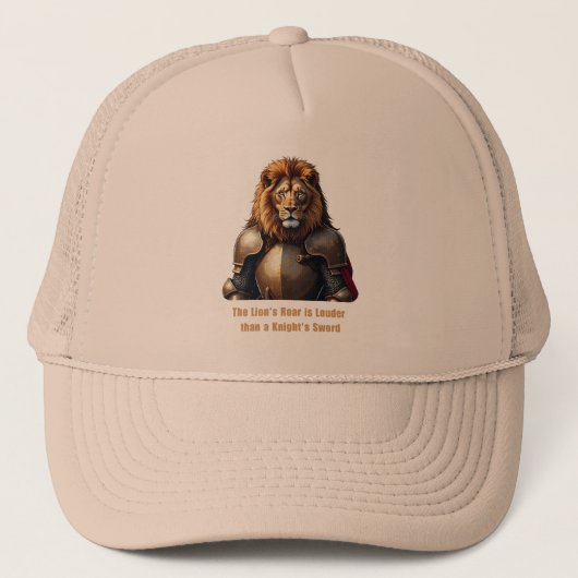 Casquette Lion de chevalier (Devant)