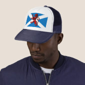 Casquette lion écossais (En situation)