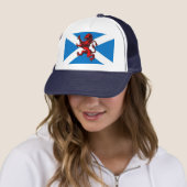 Casquette lion écossais (En situation)