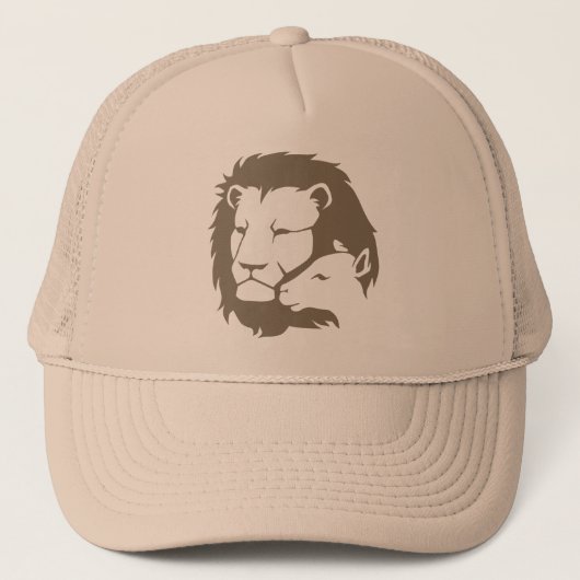Casquette Lion et l'agneau (Devant)