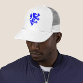 Casquette Lion héraldique 01 - Bleu (En situation)