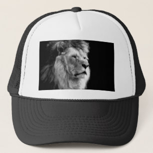 Casquette Lion noir blanc