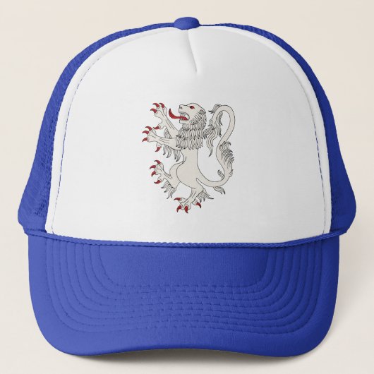 Casquette Lion rampant argent (Devant)